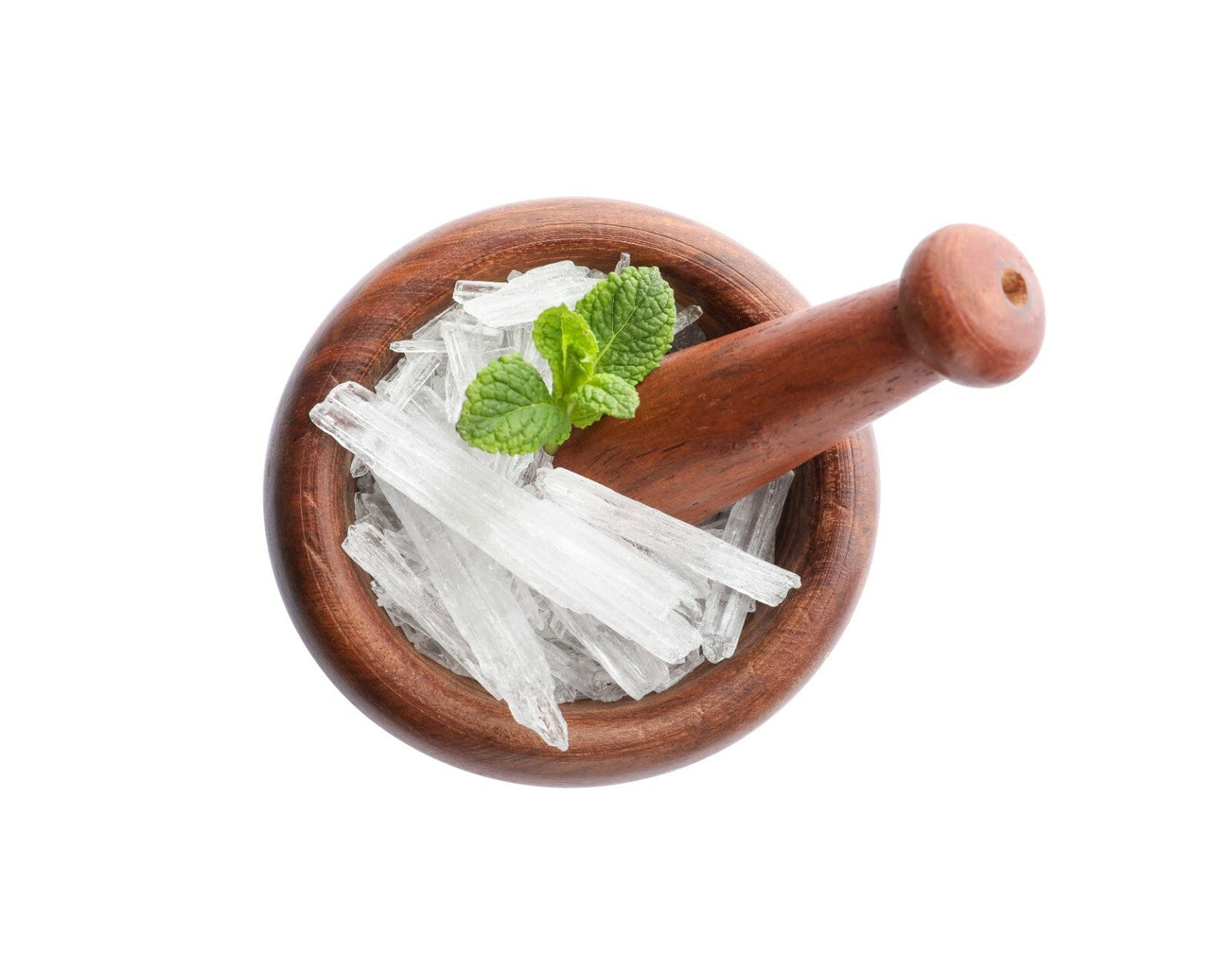 Menthol Crystals 30g – 100% Pure Peppermint - Derived Flakes for Steam Inhalation & Aromatherapy - Herbalshire Handmade Herbal Products
