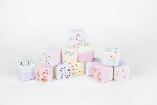Mixed scents Shower Steamers Gift Set - 5 Big Fizzies, Cheer Up Package - Herbalshire Handmade Herbal Products