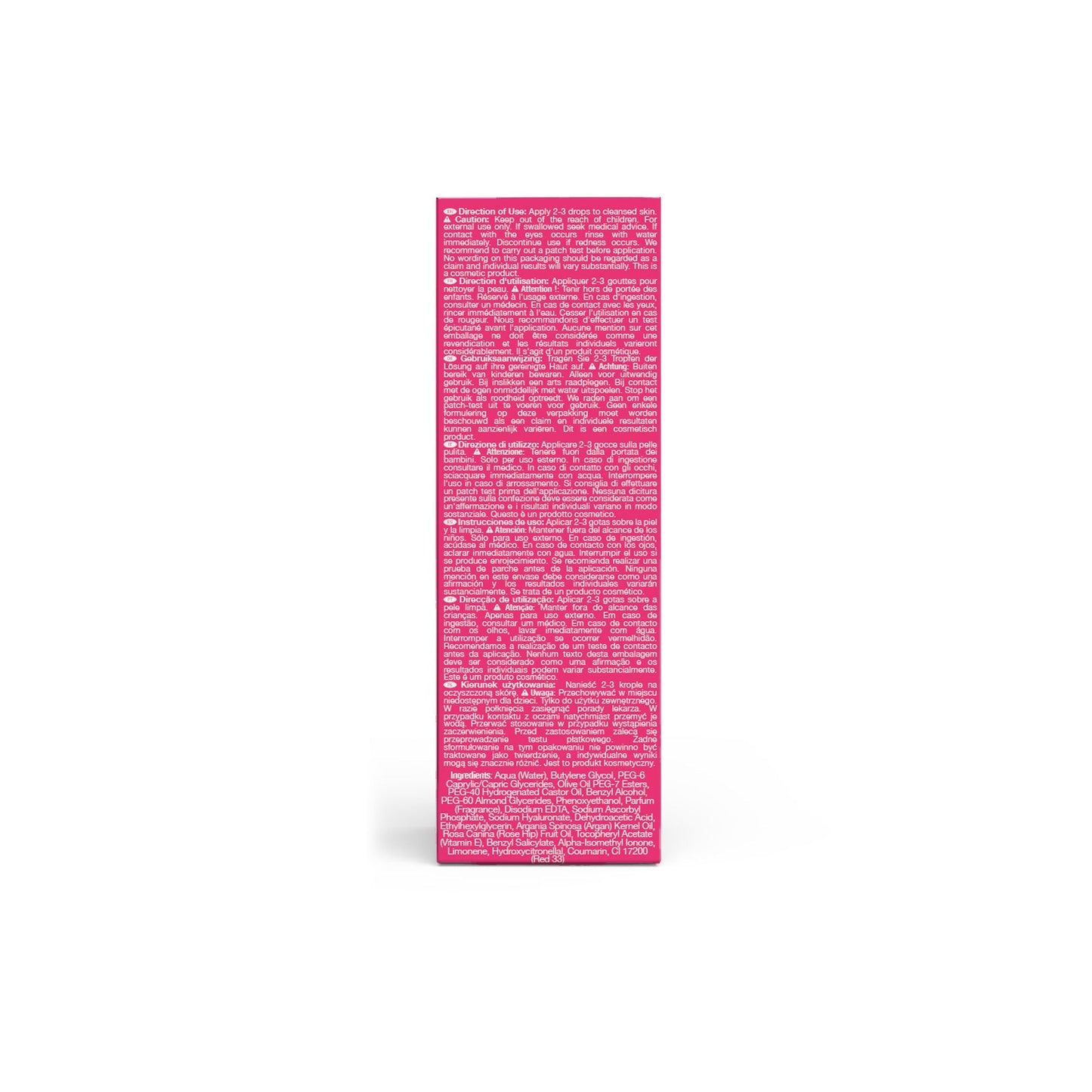 Moroccan Rose Facial Oil with Hyaluronic Acid & Vitamin C - Herbalshire Handmade Herbal Products