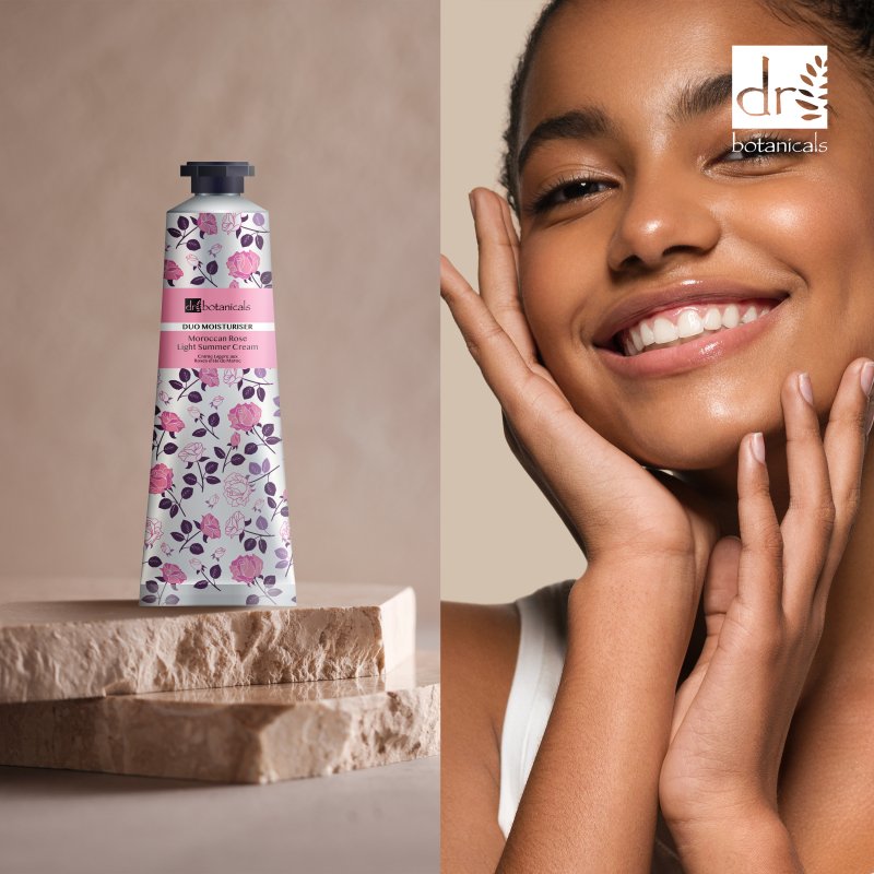 Moroccan Rose Light Summer Cream 50ml - Herbalshire Handmade Herbal Products
