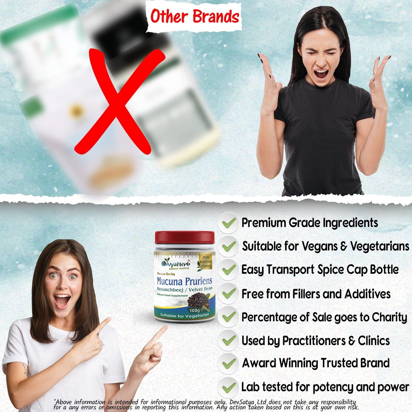 Mucuna Pruriens Powder - Herbalshire Handmade Herbal Products