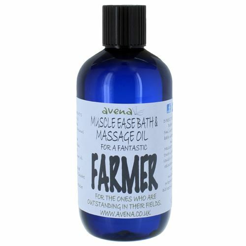 Muscle Ease Bath & Massage Oil for a Farmer 250ml - Herbalshire Handmade Herbal Products