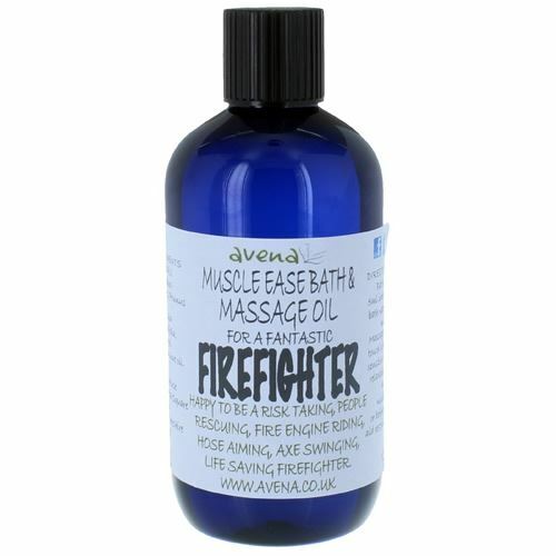 Muscle Ease Bath & Massage Oil for a Firefighter 250ml - Herbalshire Handmade Herbal Products