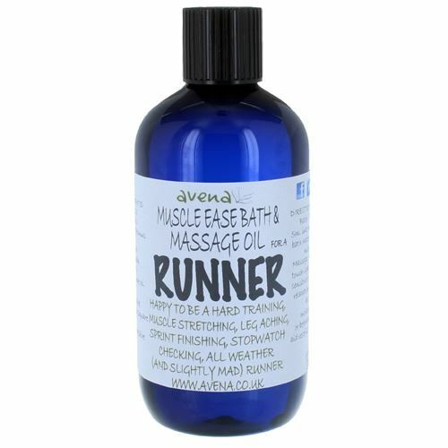 Muscle Ease Bath & Massage Oil for a Runner 250ml - Herbalshire Handmade Herbal Products