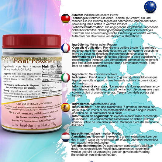 Noni Powder - Herbalshire Handmade Herbal Products