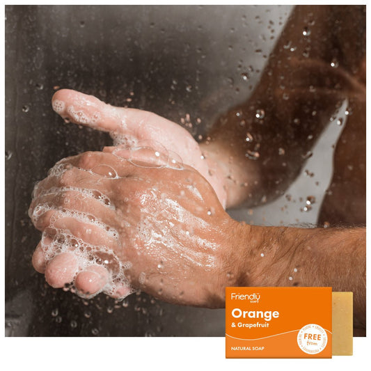 Orange & Grapefruit Natural Soap - Herbalshire Handmade Herbal Products