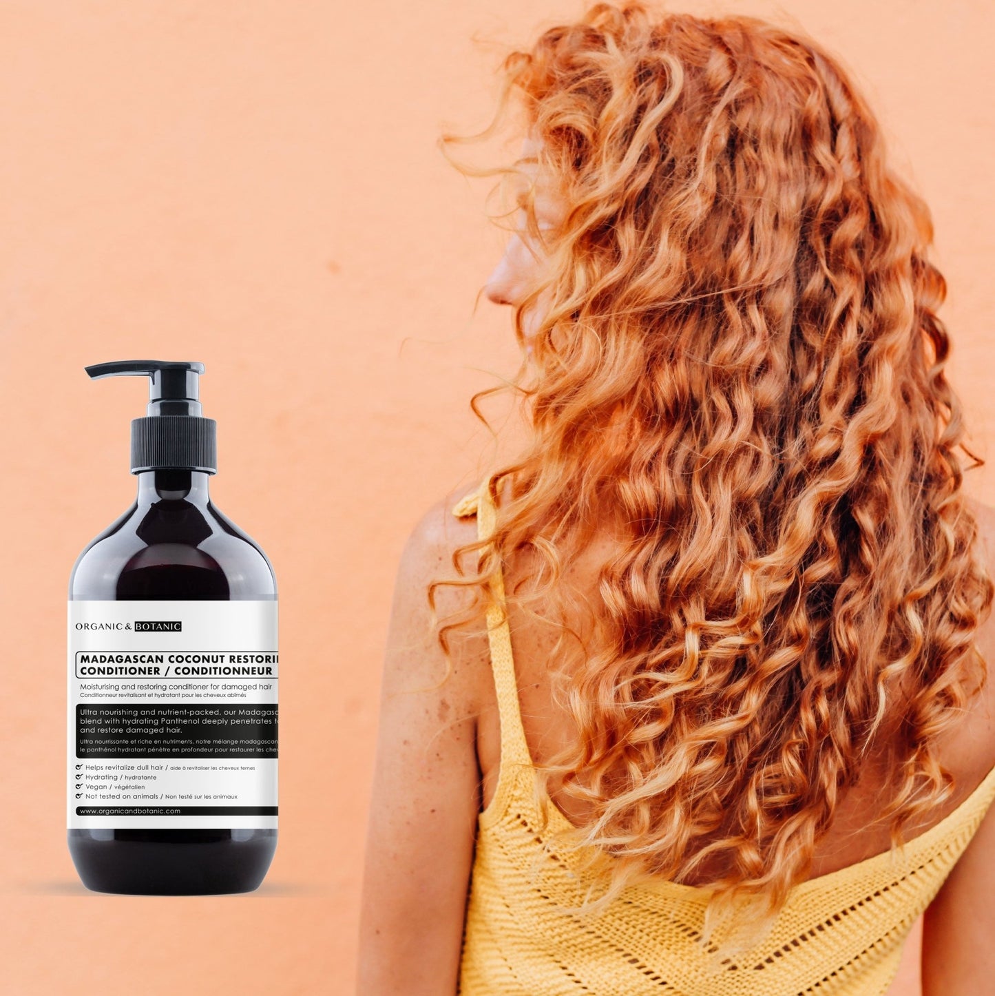 Organic & Botanic Madagascan Coconut Shampoo & Conditioner - Herbalshire Handmade Herbal Products