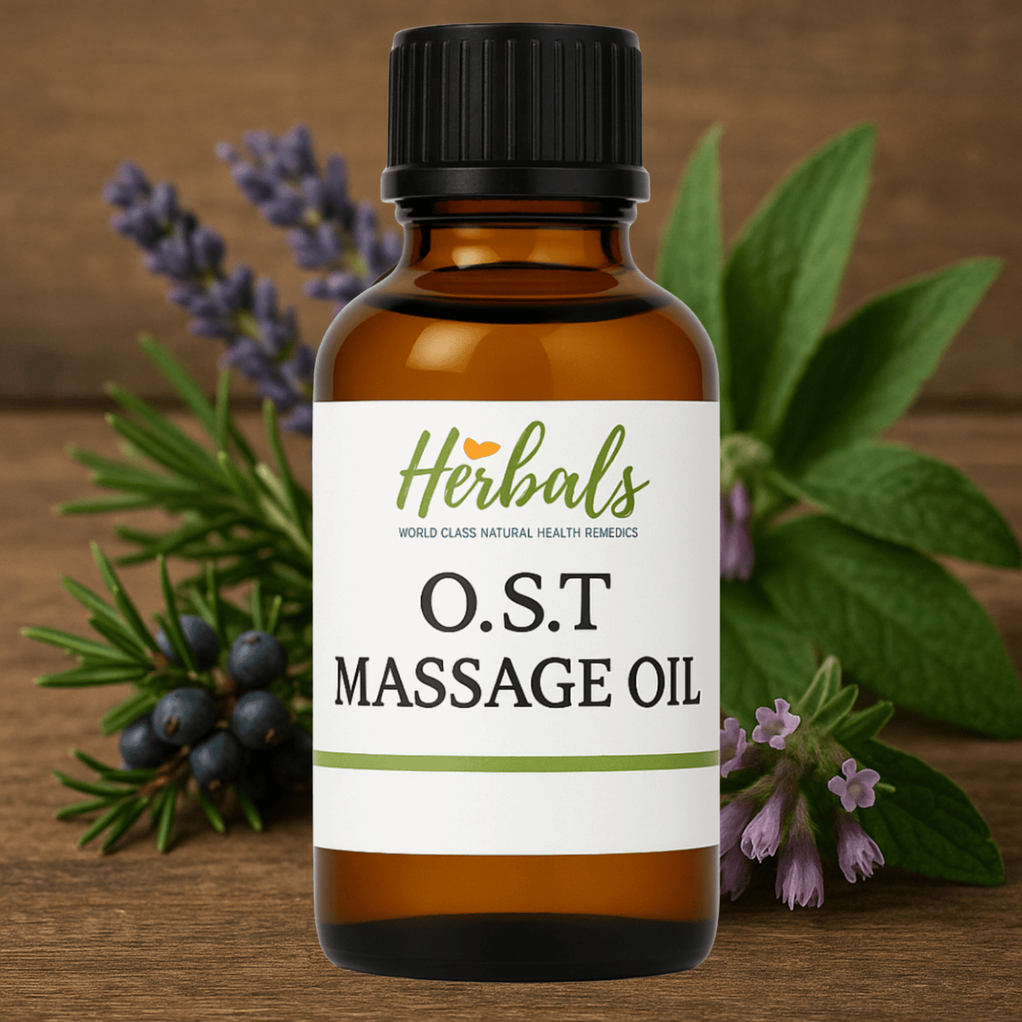 Osteoarthritis O.S.T. Massage Oil Natural Joint & Muscle Massage Blend Handmade - Herbalshire Handmade Herbal Products