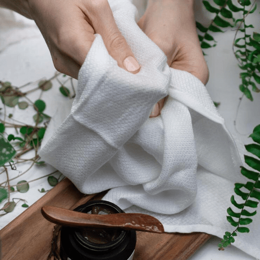 Pack of 4 | Bamboo Muslin Face Cloths - Herbalshire Handmade Herbal Products
