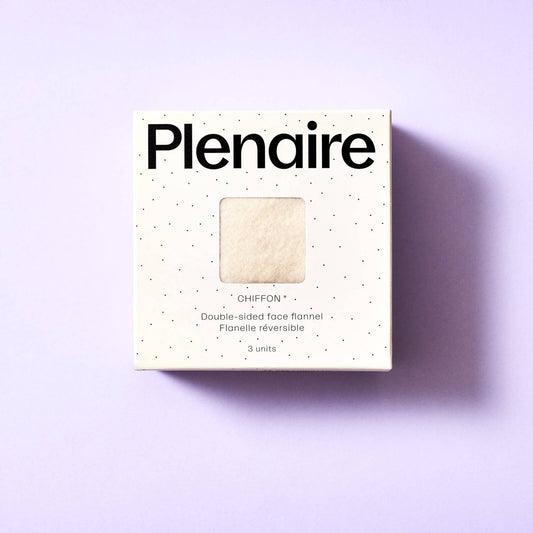 Plenaire Chiffon Exfoliating Face Flannel Trio - Herbalshire Handmade Herbal Products