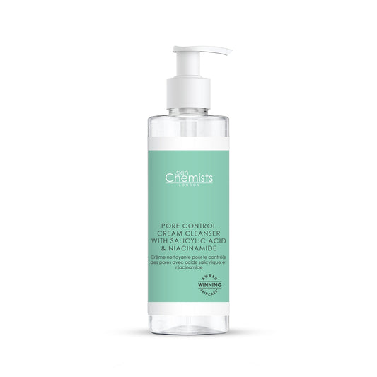 Pore Control Cream Cleanser with Salicylic Acid & Niacinamide 200ml - Herbalshire Handmade Herbal Products