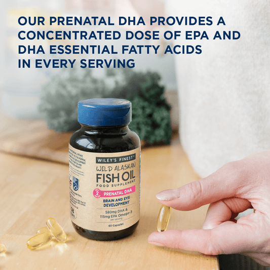 PRENATAL DHA Omega - 3 Fish Oil Capsules - Herbalshire Handmade Herbal Products