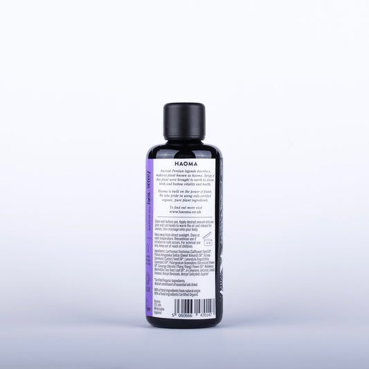 Relax Organic Massage Oil - Herbalshire Handmade Herbal Products
