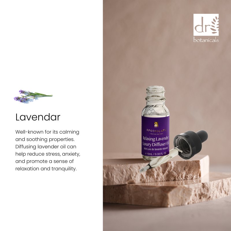 Relaxing Lavender Luxury Diffuser Oil 10ml - Herbalshire Handmade Herbal Products