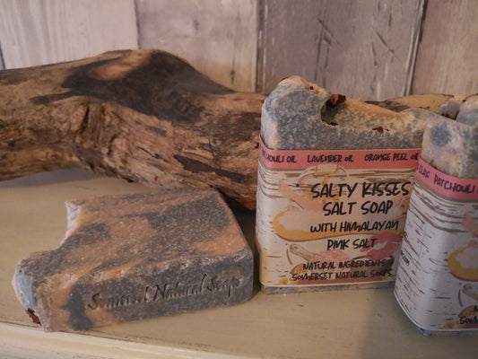Salty Kisses Sea Salt Soap - Herbalshire Handmade Herbal Products