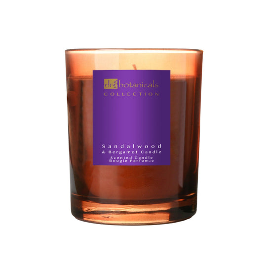 Sandalwood & Bergamot Candle 200g - Herbalshire Handmade Herbal Products