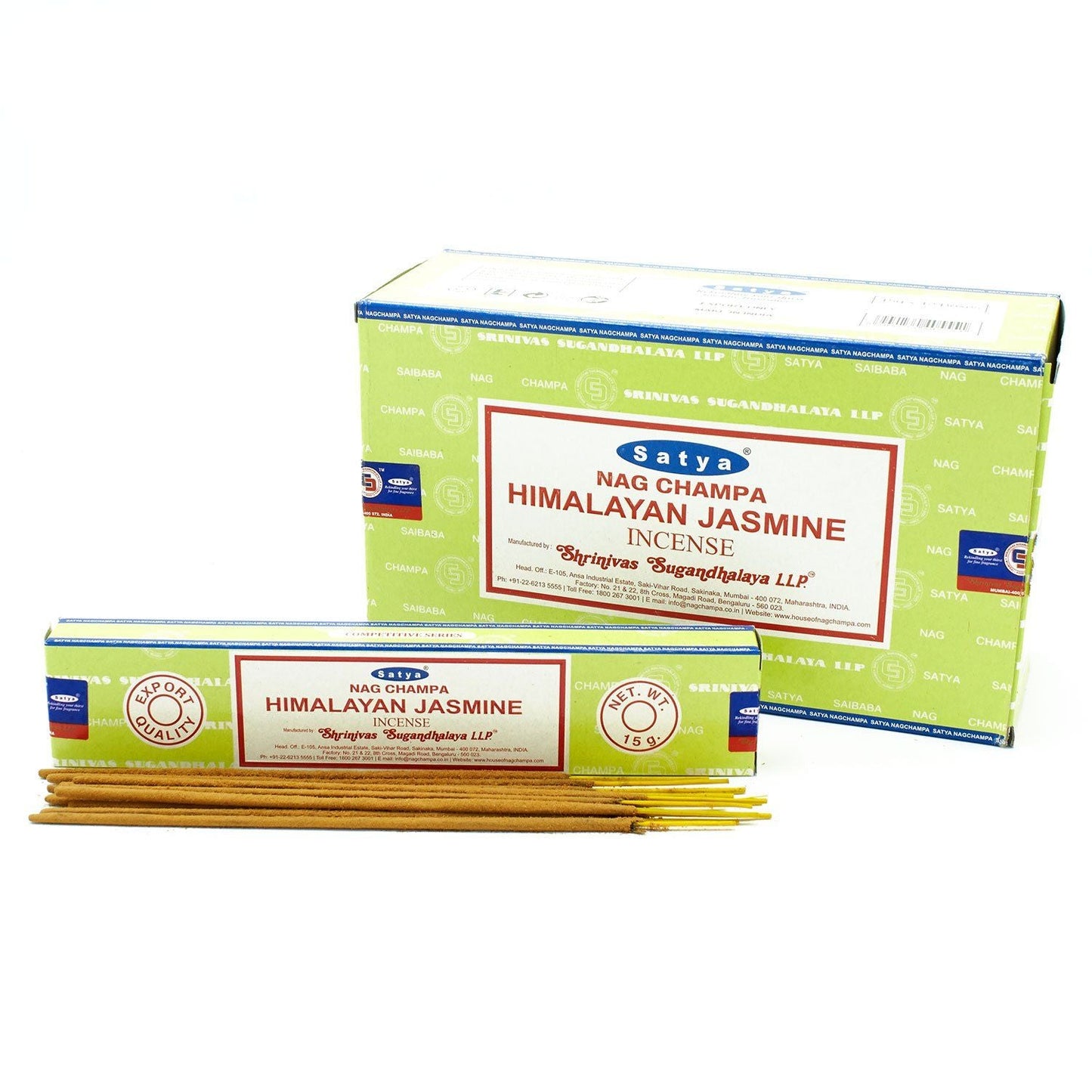 Satya Incense Sticks 15g - Himalayan Jasmine - Herbalshire Handmade Herbal Products