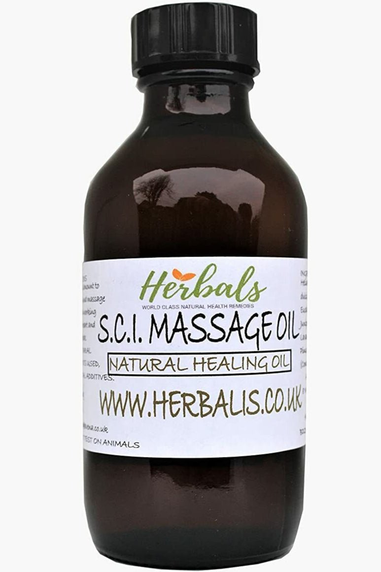 Sciatica Pain Treatment & Nerve Pain Relief Massage Oil – 100% Natural Herbal Remedy - Herbalshire Handmade Herbal Products