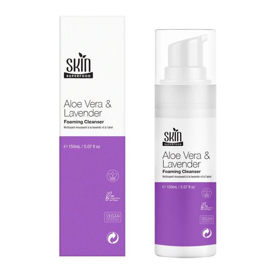 SF Aloe Vera & Lavender Foaming Cleanser 150ml - Herbalshire Handmade Herbal Products