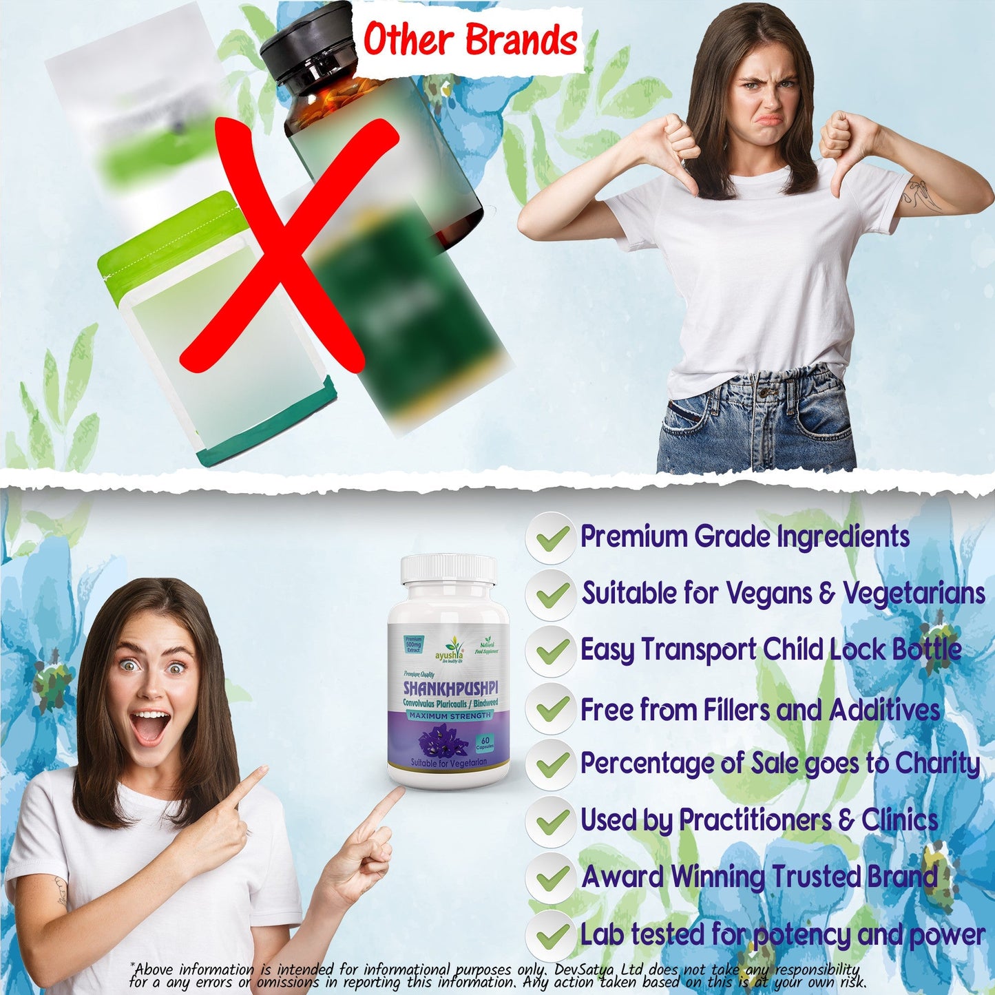 Shankhpushpi Capsule - Herbalshire Handmade Herbal Products