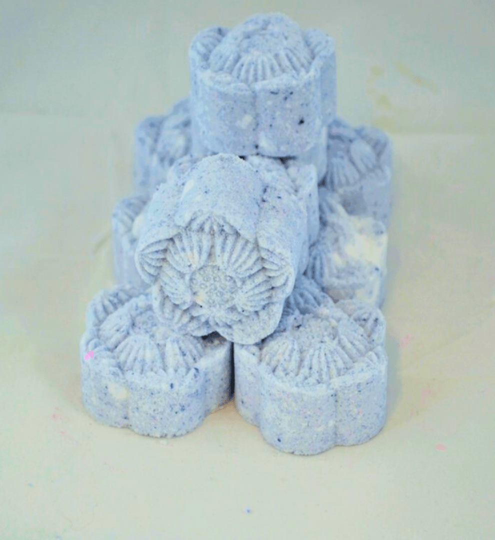 Shower Steamer x 1 - Sea Mineral and Mimosa - Herbalshire Handmade Herbal Products