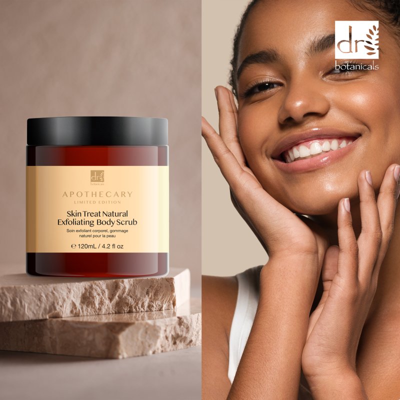 Skin Treat Natural Exfoliating Body Scrub 120ml - Herbalshire Handmade Herbal Products