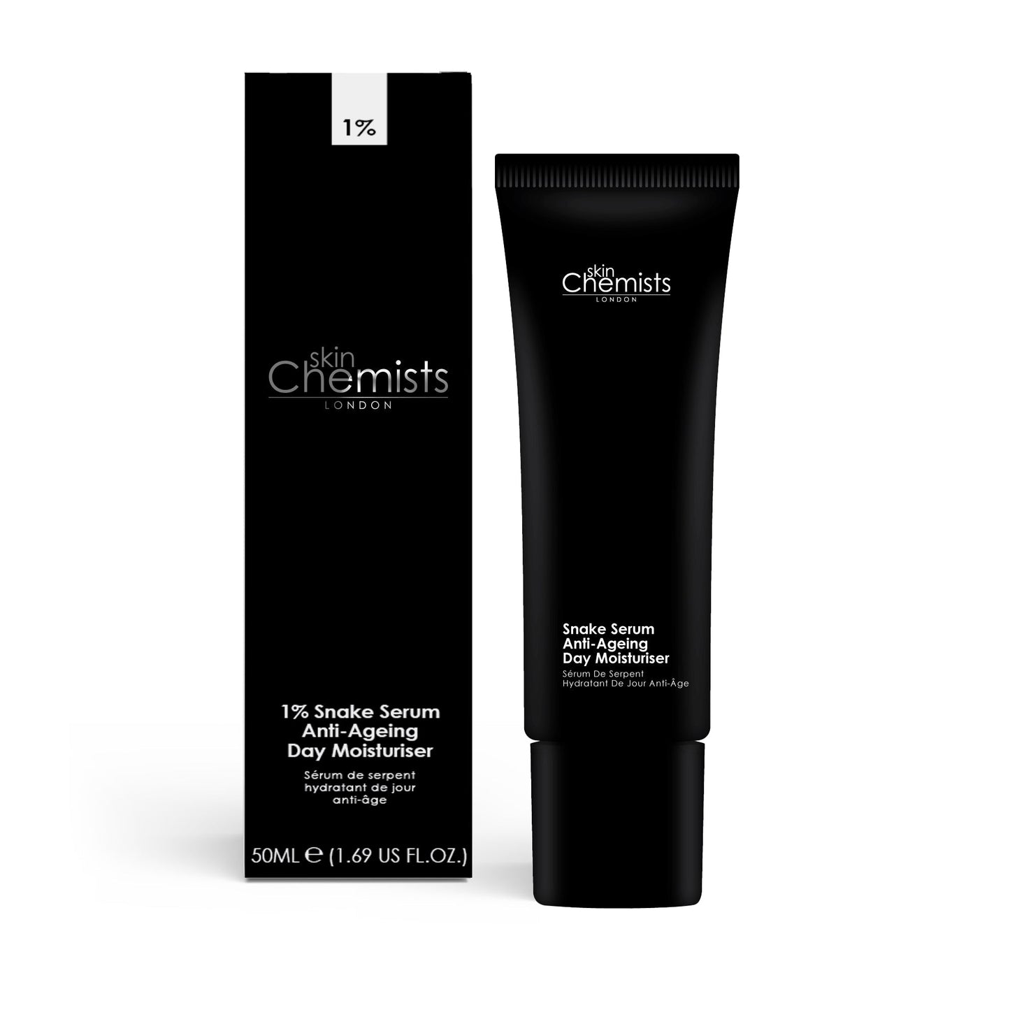 skinChemists Snake Serum Anti - Ageing Day Moisturiser 50ml - Herbalshire Handmade Herbal Products
