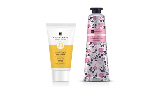 SPF 30 Moroccan Rose Light Summer Body Kit - Herbalshire Handmade Herbal Products