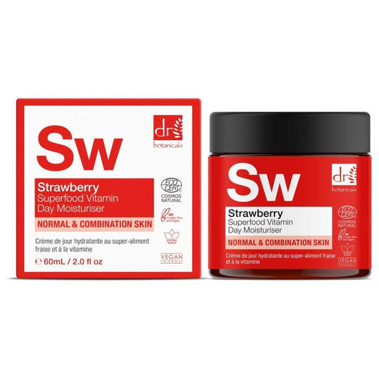Strawberry Superfood Vitamin C Day Moisturiser 60ml - Herbalshire Handmade Herbal Products