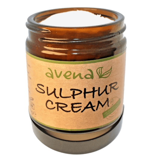 Sulphur Cream for Acne Eczema Rosacea – Natural Spot Treatment – Made in UK - Herbalshire Handmade Herbal Products