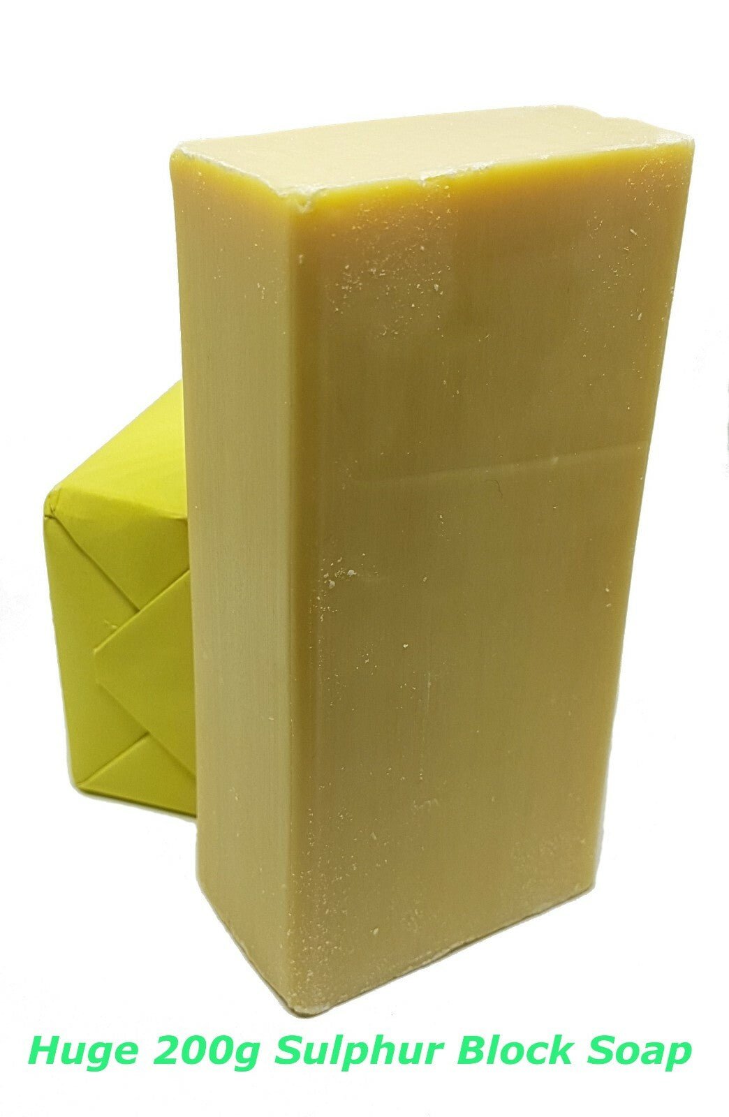 Sulphur Soap Bar 200g – Natural Acne, Rosacea, Eczema & Fungal Treatment UK - Herbalshire Handmade Herbal Products