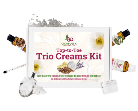 Top to Toe Trio Creams Kit - Herbalshire Handmade Herbal Products