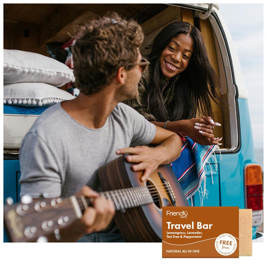 Travel Bar - Lemongrass, Lavender, Tea Tree & Peppermint - Herbalshire Handmade Herbal Products