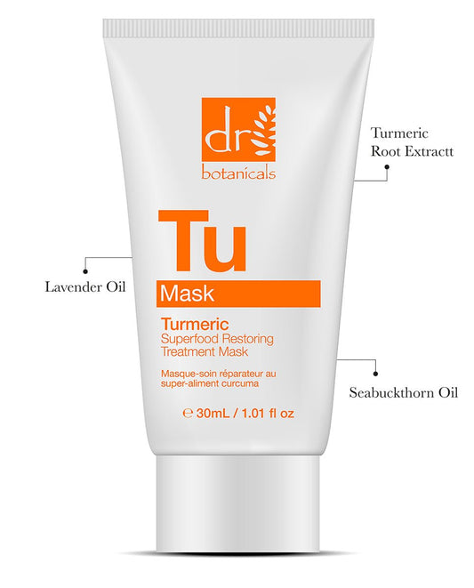 Turmeric Restoring Treatment Mask 30ml - Herbalshire Handmade Herbal Products