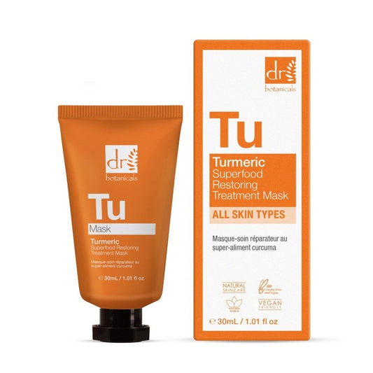 Turmeric Superfood Restoring Treatment Mask 30ml - Herbalshire Handmade Herbal Products