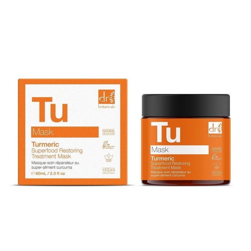 Turmeric Superfood Restoring Treatment Mask 60ml - Herbalshire Handmade Herbal Products
