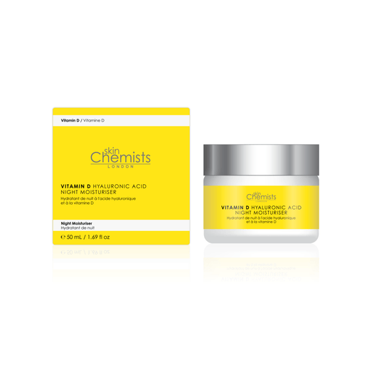 Vitamin D Hyaluronic Acid Night Moisturiser 50ml - Herbalshire Handmade Herbal Products