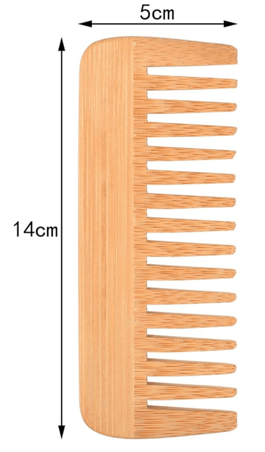 Wide Tooth Bamboo Comb - Herbalshire Handmade Herbal Products