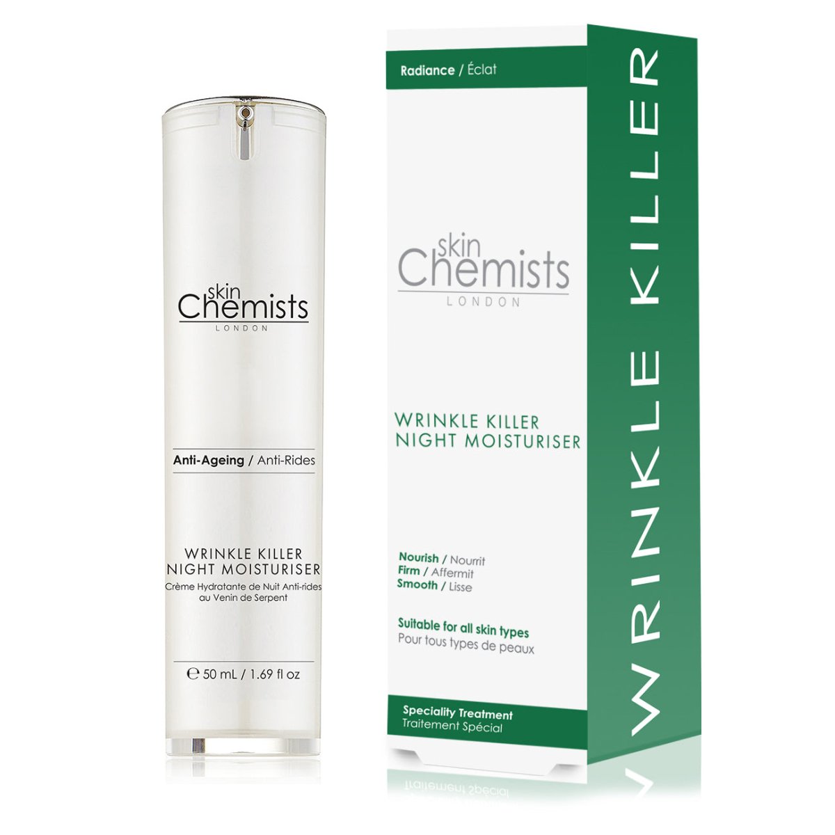 Wrinkle Killer Night Moisturiser 50ml - Herbalshire Handmade Herbal Products