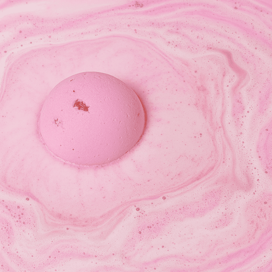 You Are Loved - Rose Bath Bomb Self - Love Soak - Herbalshire Handmade Herbal Products
