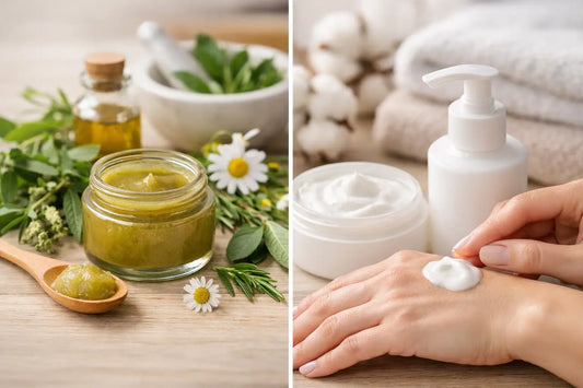 Herbal Balm vs Lotion for Dry, Sensitive Skin