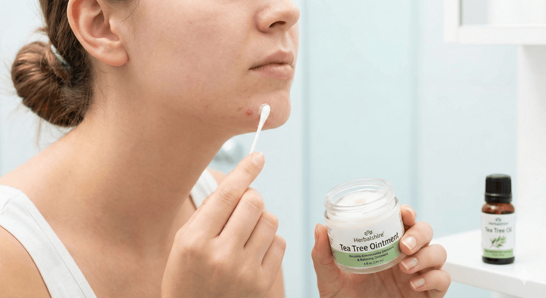 How to Use Tea Tree Oil for Acne and Blemishes: A Complete Guide - Herbalshire Handmade Herbal Products