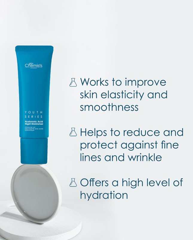 1% Hyaluronic Acid Night Moisturiser 50ml - Herbalshire Handmade Herbal Products