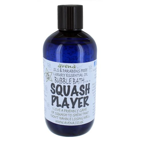 Squash Player’s Gift Bubble Bath SLS & Paraben Free