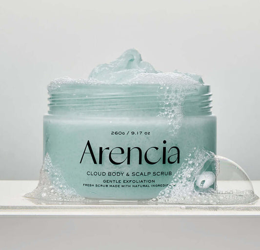 Arencia Fresh Cloud Body & Scalp Scrub-French Mint & Lily