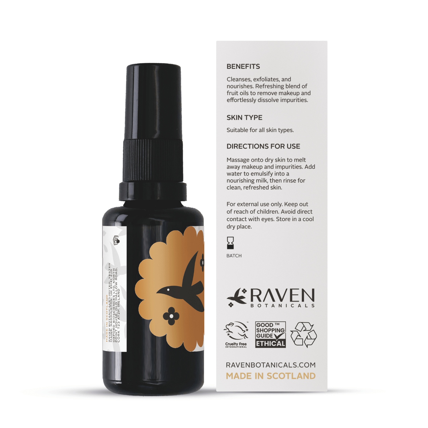 24 Carat Oil to Milk Cleanser - Herbalshire Handmade Herbal Products