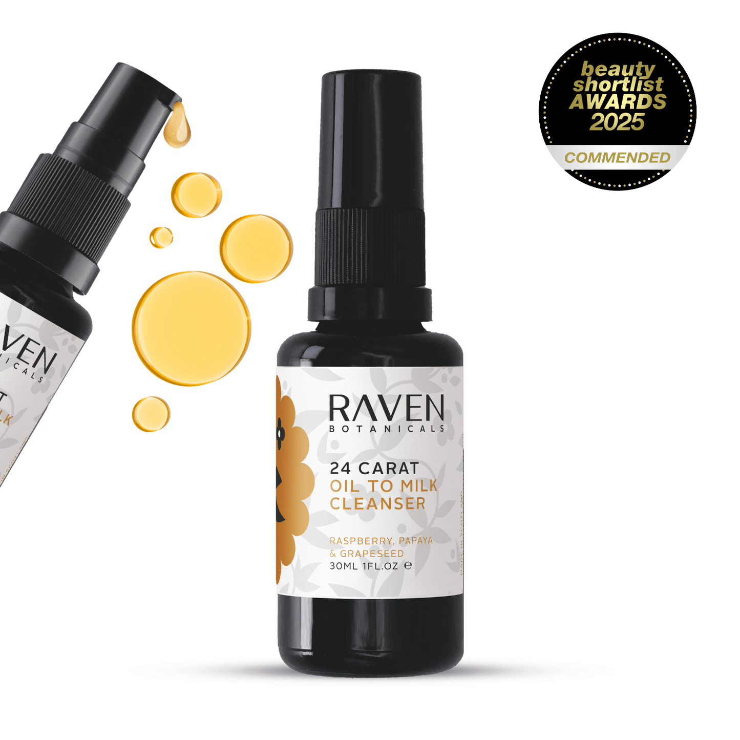 24 Carat Oil to Milk Cleanser - Herbalshire Handmade Herbal Products