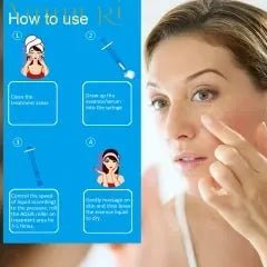 72 - Needle 0.5mm Derma Aqua Roller with Serum Applicator | Microneedling Tool for Face & Body | Ammuri Skincare - Herbalshire Handmade Herbal Products