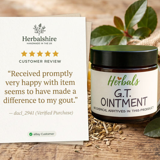 Gout Treatment Herbal Cream - Natural Pain Relief for Gout Arthritis - Handmade