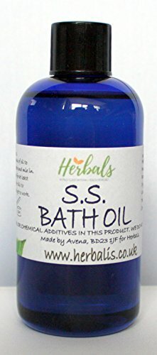 Ache Oil Bath Oil Stiffness Muscle Strain Soreness Stiffening Cramp Spasms - Herbalshire Handmade Herbal Products